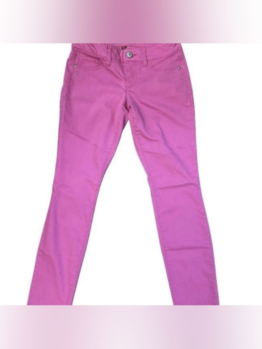 lei Women’s Jeans Size 5 Low Rise Y2K Pink Slim Fit Stretch Vintage 28” Waist